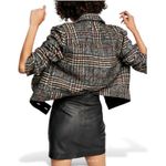 Free People Vegan Leather Black A-Line Zip Front Mini Skirt Photo 1