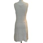 Jessica Simpson Dress White Knit Sweater Fit & Flare Lined Womens Size Medium Photo 5
