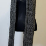 Michael Kors  Gray Cable-Knit Scarf Photo 0
