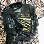 Think Royln Python Snakeskin Quilted Poncho Lightweight Hooded Oversized Fit szS Photo 13