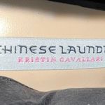 Chinese Laundry  Womens Booties Remi Mirror Heeled Black Silver Party Size 9 Photo 9