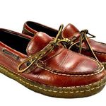 Cabela's Vintage Early 2000s Leather Crepe Slip On Shoes 8M Photo 0