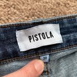 | Pistola Women's High Rise Cropped Denim Blue Jeans Photo 3