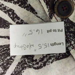 HD in Paris  Black White Tropical Floral Linen Top Size 4 Anthropologie Linen Top Photo 10