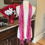 Justice  Pink Metallic Shimmery All Season Scarf Womens Girls Photo 2