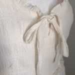 Forever 21  Women’s Tie Front Keyhole V-Neckline Tiered Skirt Crepe Sundress Photo 5