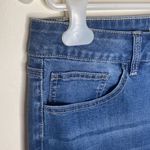 Royalty For Me Jeans raw hem side slit cropped wide leg jeans size 8 Photo 88