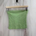Free People  Women’s Medium Green Tube Top Photo 3