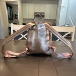 Lounge Fly Minnie Mouse rose gold sequin mini backpack & rose gold ears set NWT Photo 6