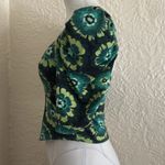 Free People  Give Me More Square Neck Puff Sleeve Crisscross Back Crop Top Small Photo 6