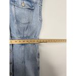 Madewell  Denim Cap Sleeve Shirtdress Aquino Wash Button Front Size 10 Photo 9