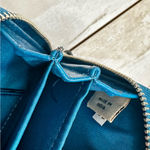 Coach Vibrant Blue Leather Wristlet Wallet Purse Y2K Multifunction Gift Photo 9