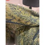 Boho Paisley Print Scarf Shawl Wrap Tassel Fringe Green Blue fall winter fairy Photo 4