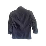 Anne Klein Single Button 3/4 Sleeve Black Stretch Blazer. Size Small. Photo 6