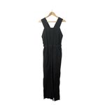 Everlane Women’s The Fatigue Apron Cotton/Linen Jumpsuit in Black Size 2 Photo 4