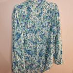 Westbound  2X Pastel Dot Floral Button Down Blouse Photo 3