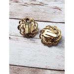 Vintage Clip On Earrings Just Over 7/8" Photo 5