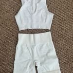 Matching Workout Set White Photo 0