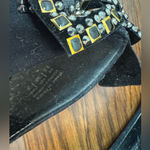 Call it spring  | Women's Black Suede Stilettos  with Studded Bow | Size 7.5 Photo 2