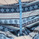 Cuddl Duds ClimateRight by Snowflake Fair Isle Pajama Set S Blue Photo 10