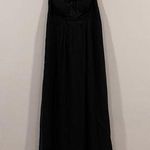 Leon Max Black Silk Sleeveless Maxi Dress Large L Photo 0