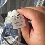 Tularosa Reese Sleeveless Plunging Neckline Open Back Striped Jumpsuit Size XS Photo 9