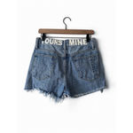Current/Elliott “Ours Mine” Distressed Denim Cutoff Shorts Size 25 Photo 1