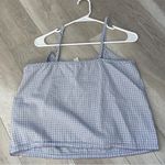 Gingham Cami Tank Top womens Purple (large) cottagecore softgirl retro light Photo 3