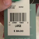 Speechless NWT burgundy sparkly lace dress size large high neck Photo 5