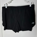 New Balance  Black Lined Comfortable Athletic Sporty Running Shorts Women's XL Photo 0