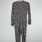 Jane and Bleeker XS Gray Peppermint Candy Print One Piece Pajama‎ Jumpsuit Photo 2