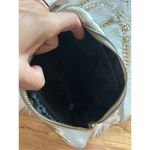 Victoria's Secret Victoria secret silver crossbody purse w gold chain and tassel Photo 5