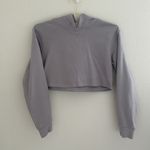 Lululemon  All Yours Cropped Hoodie In Iced Iris Photo 4