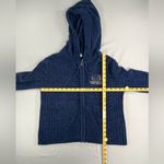 Basix Lifestyle Albuquerque NM Chenille Fuzzy Zip Women’s Hoodie Sweater Size M Photo 6