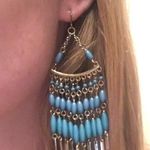 Nordstrom Rack Bronze And Turquoise Earrings Photo 0