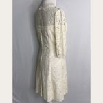Eliza J  Cream Lace Overlay 3/4 Sleeves Sweetheart Special Event Dress Size 2 Photo 3