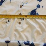 Womens White Floral Maxi Dress Colorful Flowers Summer Flower Print Size XL Photo 3