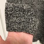 Michael Kors Michael Black Marbled Zipper Detail Merino Wool Blend Sweater Photo 6