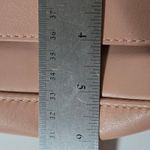 American Eagle Outfitters Italian Leather Crossbody Bag Blush Pink Tassel Boho Photo 6