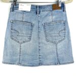 American Eagle NEW  Hi-Rise A-Line Denim Skirt 2 XS Light Wash Photo 6