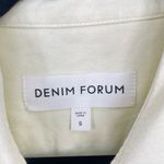 Denim Forum Unisex Light Yellow‎ Short Sleeve Button Photo 3