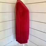 Abound  Red Knit Open Long Duster Cardigan Size XS NEW Photo 7