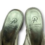 Adrianna Papell  Gold Twist Front Summer Vacation Block Heels Open Toe Size 7.5M Photo 3