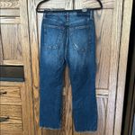 Abercrombie & Fitch Abercrombie Fitch Curve Love The Ankle Straight Ultra High Rise Distressed 28 6s Photo 3