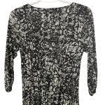 Coldwater Creek  Black & White Longsleeve Sheer Nylon Business Dress‎ Size 6 Photo 4