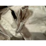 Furla  Tan Pebbled Leather Chain Lock Drawstring Satchel Shoulder‎ Bag Y2K Boho Photo 6