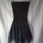 Taboo  vintage strapless black dress with Sparkles Photo 5