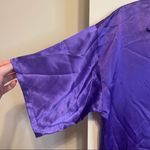 Victoria's Secret Vintage Victoria Secret Gold Label Oversized Purple Silky Sleep Shirt Size Small Photo 4