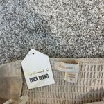 Monteau ‎ Cream Linen Blend strapless romper women’s size medium new with tags! Photo 1