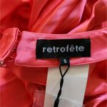 Retrofête Retrofete Sabrina Dress in Coral Size Small Halter Open Back NWT Maxi Sleeveless Photo 11